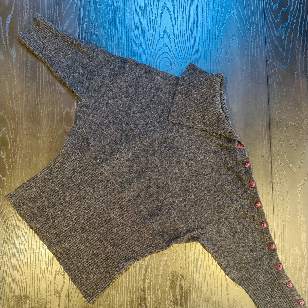 MOTH by ANTHROPOLOGY grey turtleneck sweater